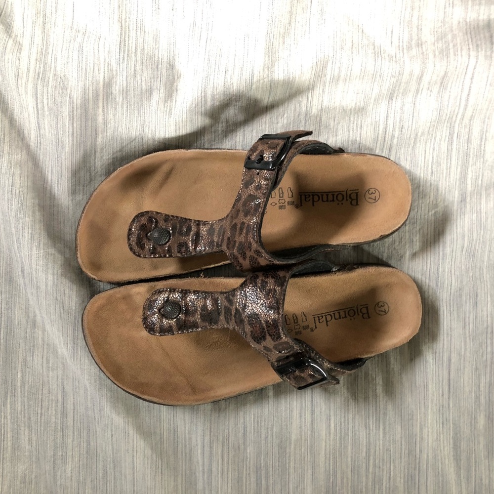 Björndal Animal Print Sandals